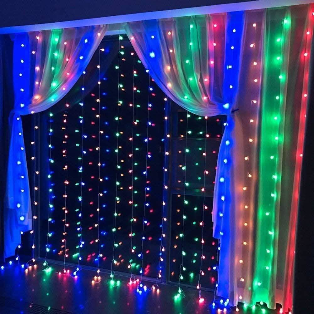 600 LED Waterproof String Fairy Curtain Lights Window Lights Lighting & Decor - DailySale