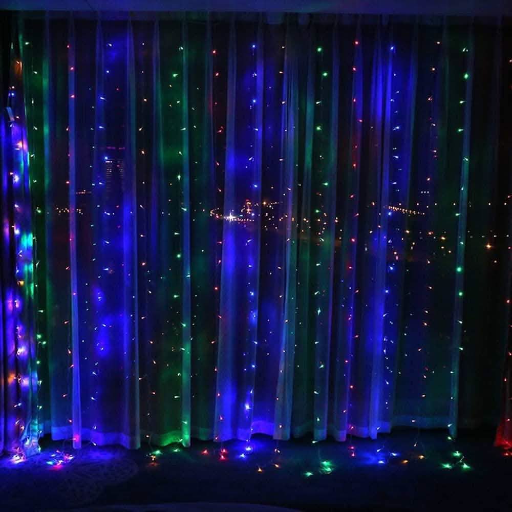 600 LED Waterproof String Fairy Curtain Lights Window Lights Lighting & Decor - DailySale