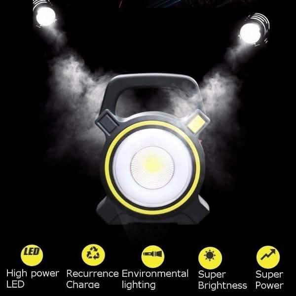 60W Solar Portable Rechargeable LED Flood Lamp Sports & Outdoors - DailySale