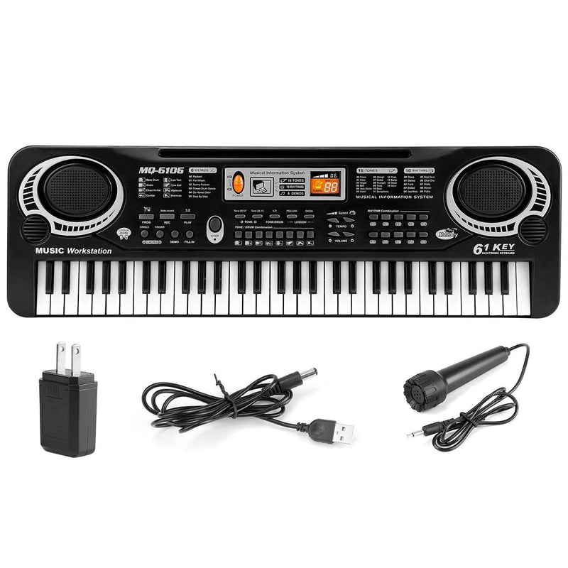 61 Keys Digital Music Electronic Keyboard Toys & Games - DailySale
