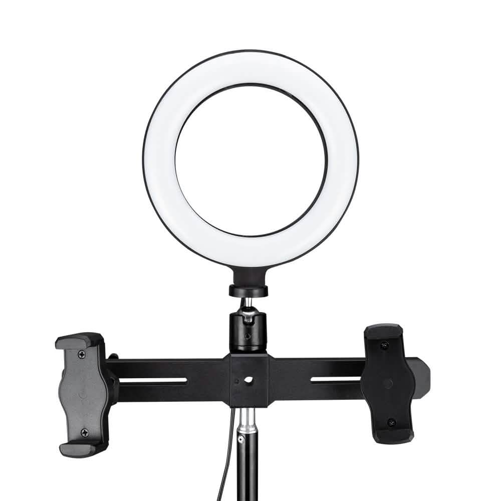 6.3" Multi-function Selfie Ring Light with Tripod Stand Mobile Accessories - DailySale