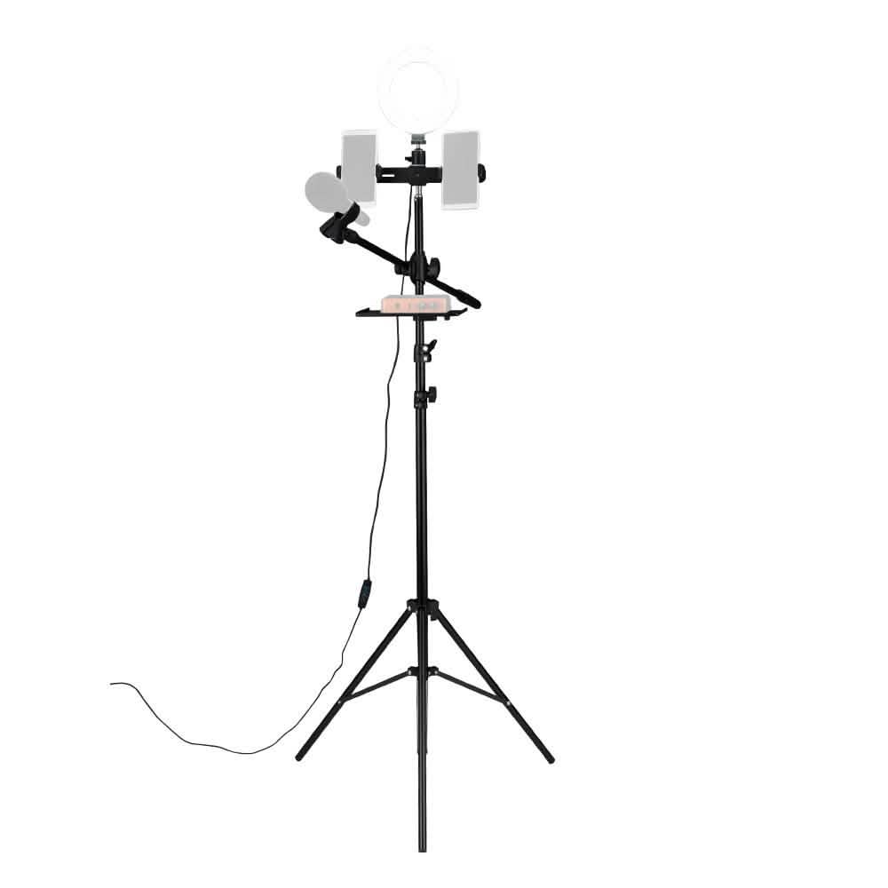 6.3" Multi-function Selfie Ring Light with Tripod Stand Mobile Accessories - DailySale