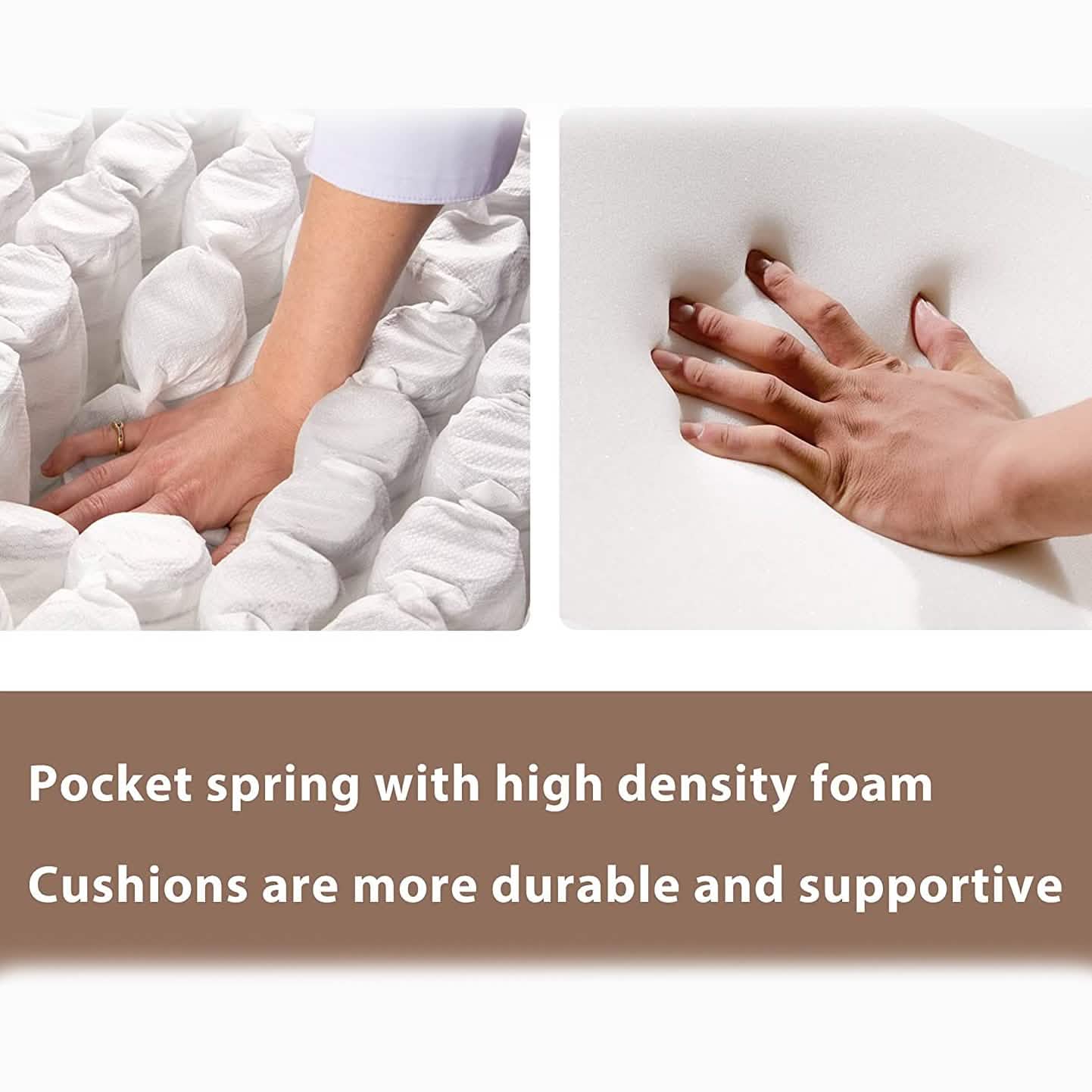 64" Deep Tufted Upholstered Textured Fabric Chaise Lounge Toss Pillow Included Furniture & Decor - DailySale