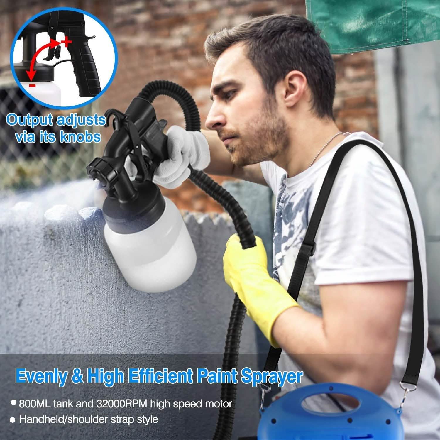 650W/800ML Paint Sprayer Home Improvement - DailySale