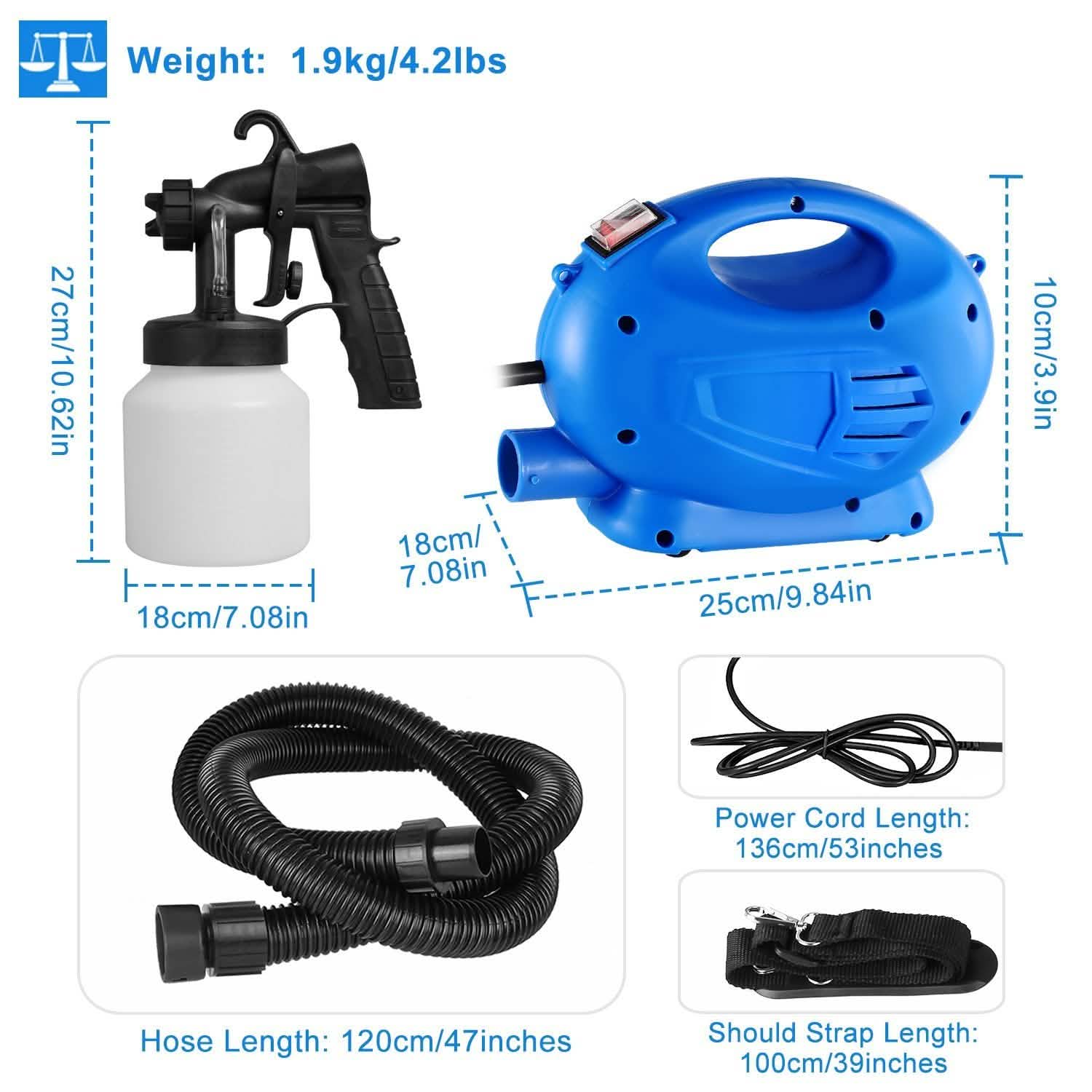 650W/800ML Paint Sprayer Home Improvement - DailySale