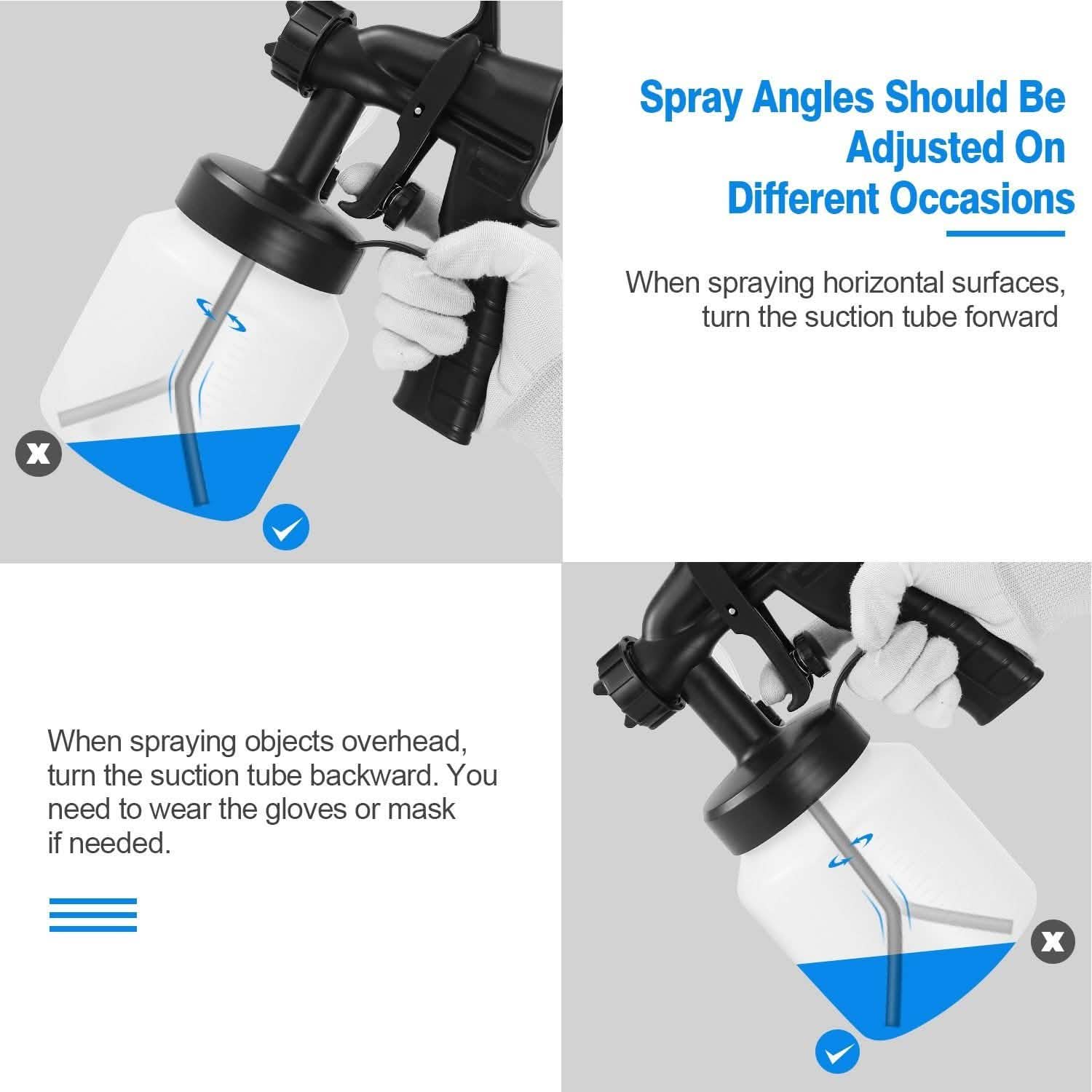 650W/800ML Paint Sprayer Home Improvement - DailySale