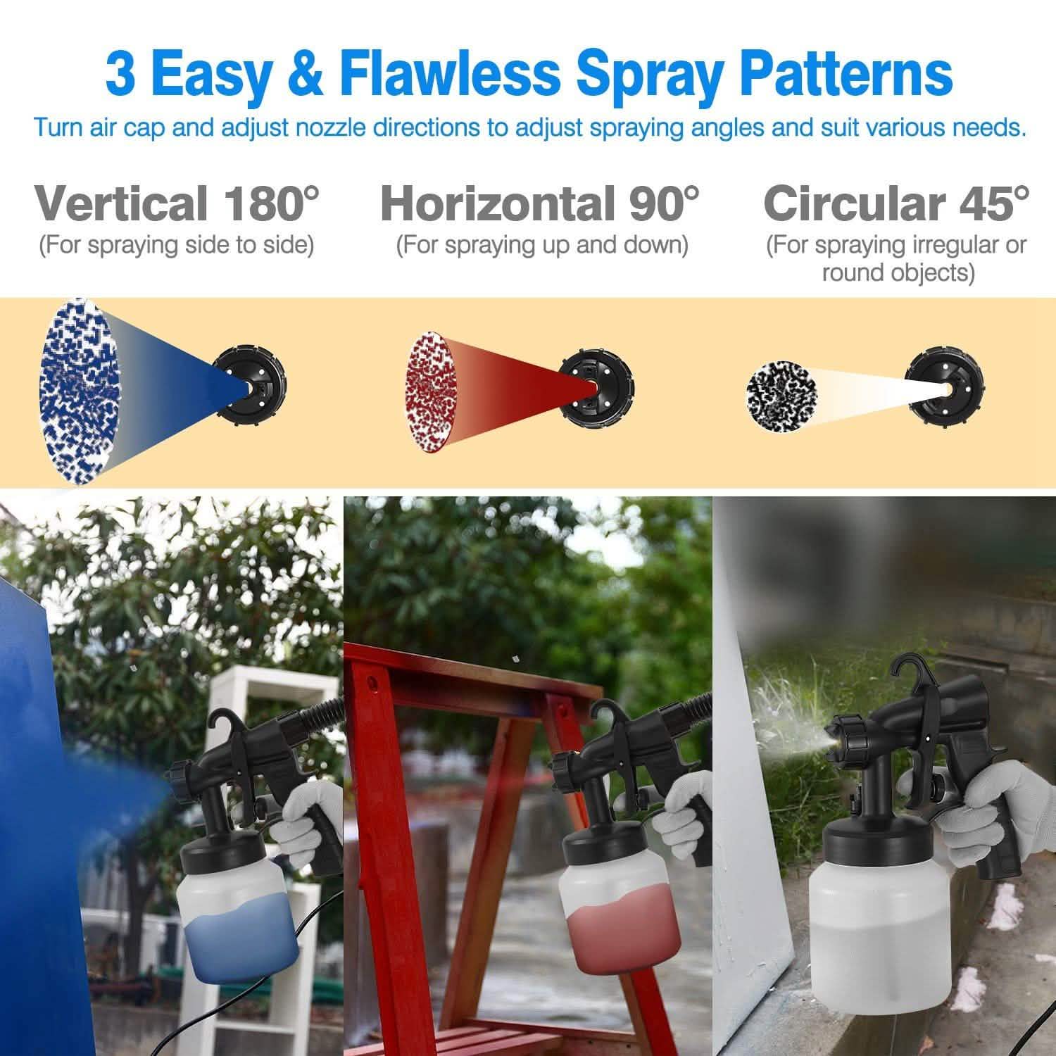 650W/800ML Paint Sprayer Home Improvement - DailySale