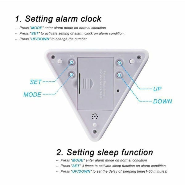 7 Color Changing LED Alarm Clock Household Appliances - DailySale