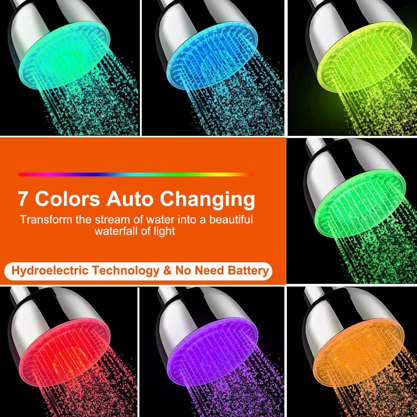 7 Color Changing LED Shower Head Bath - DailySale