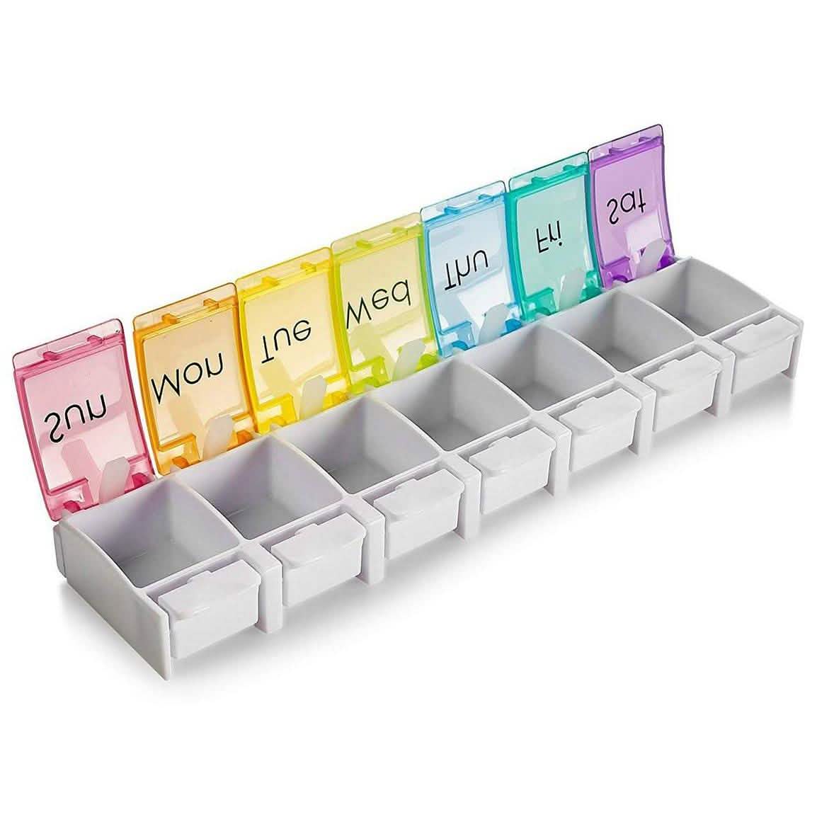 7-Day Weekly Travel Pill Organizer Wellness & Fitness - DailySale
