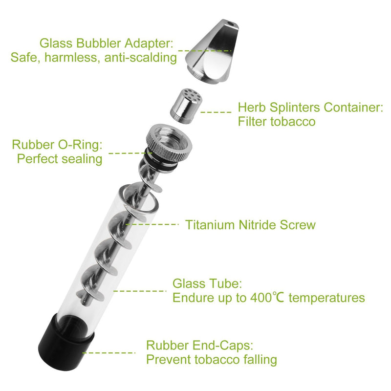 7-in-1 Grinder Blunt Kit with Smoking Metal Tip Cleaning Brush