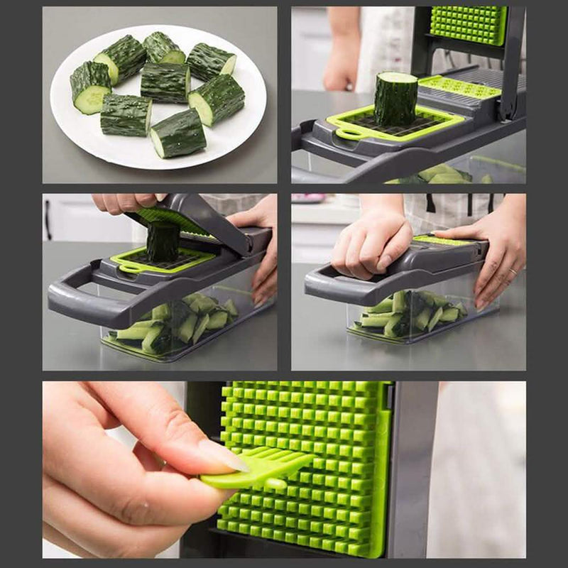 7 in 1 Vegetable Chopper with Container Kitchen & Dining - DailySale