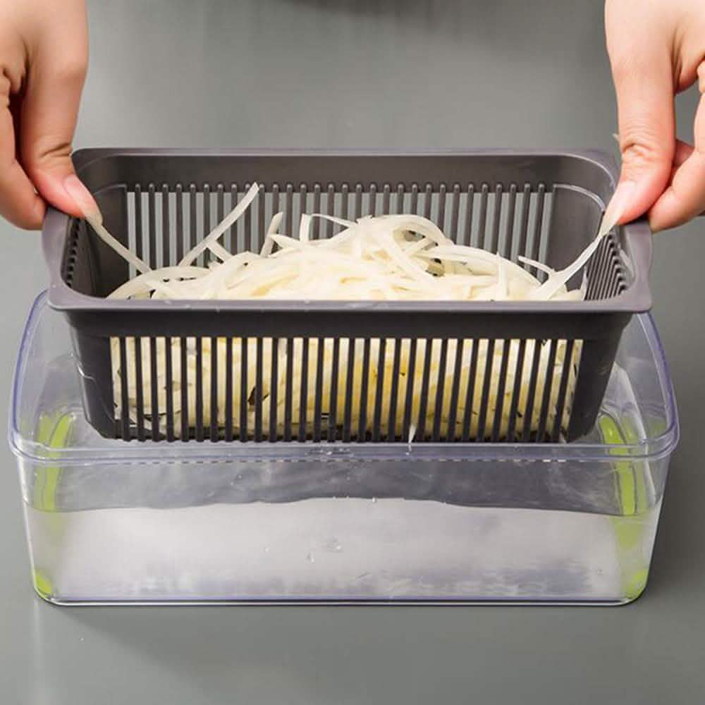 7 in 1 Vegetable Chopper with Container Kitchen & Dining - DailySale