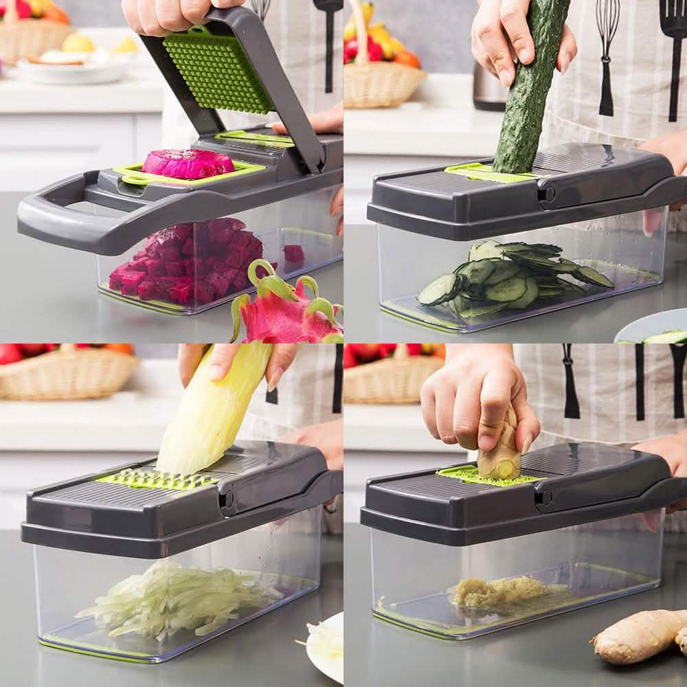 7 in 1 Vegetable Chopper with Container Kitchen & Dining - DailySale