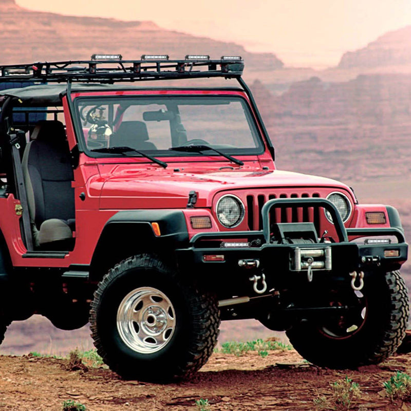 7" LED Light Bar Single Row Offroad Spot Lights Automotive - DailySale