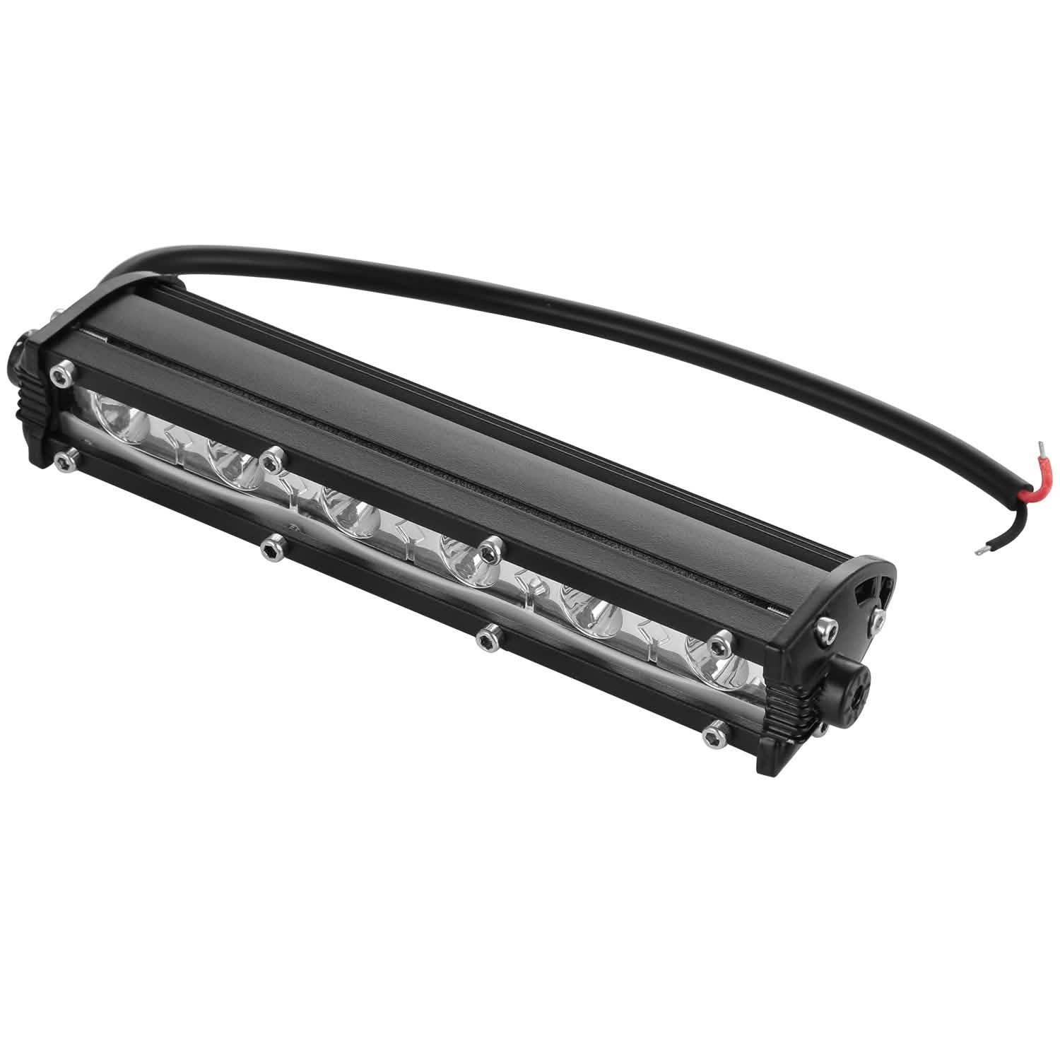 7" LED Light Bar Single Row Offroad Spot Lights Automotive - DailySale