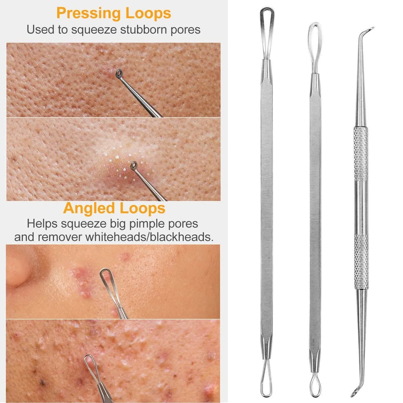 7-Pieces: Blackhead Remover Stainless Steel Beauty & Personal Care - DailySale