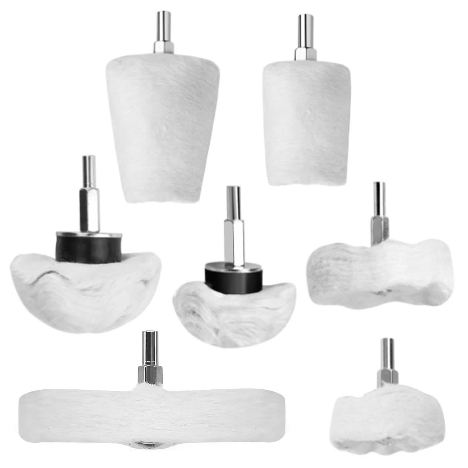 7-Pieces Set: Wheels Polishing Pads Car Buffing Automotive - DailySale