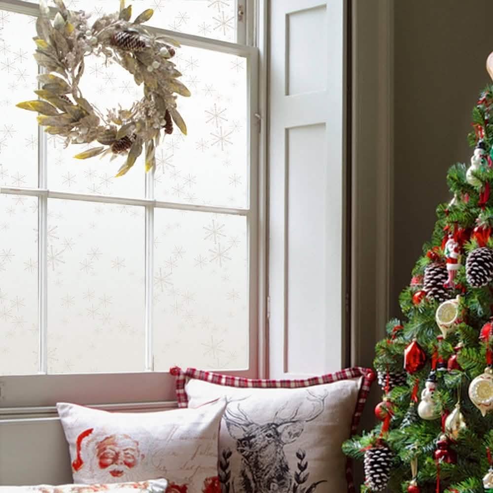 Privacy Window Film Sun Blocking Non-Adhesive Anti UV Window Sticker - Assorted Sizes and Styles - DailySale, Inc