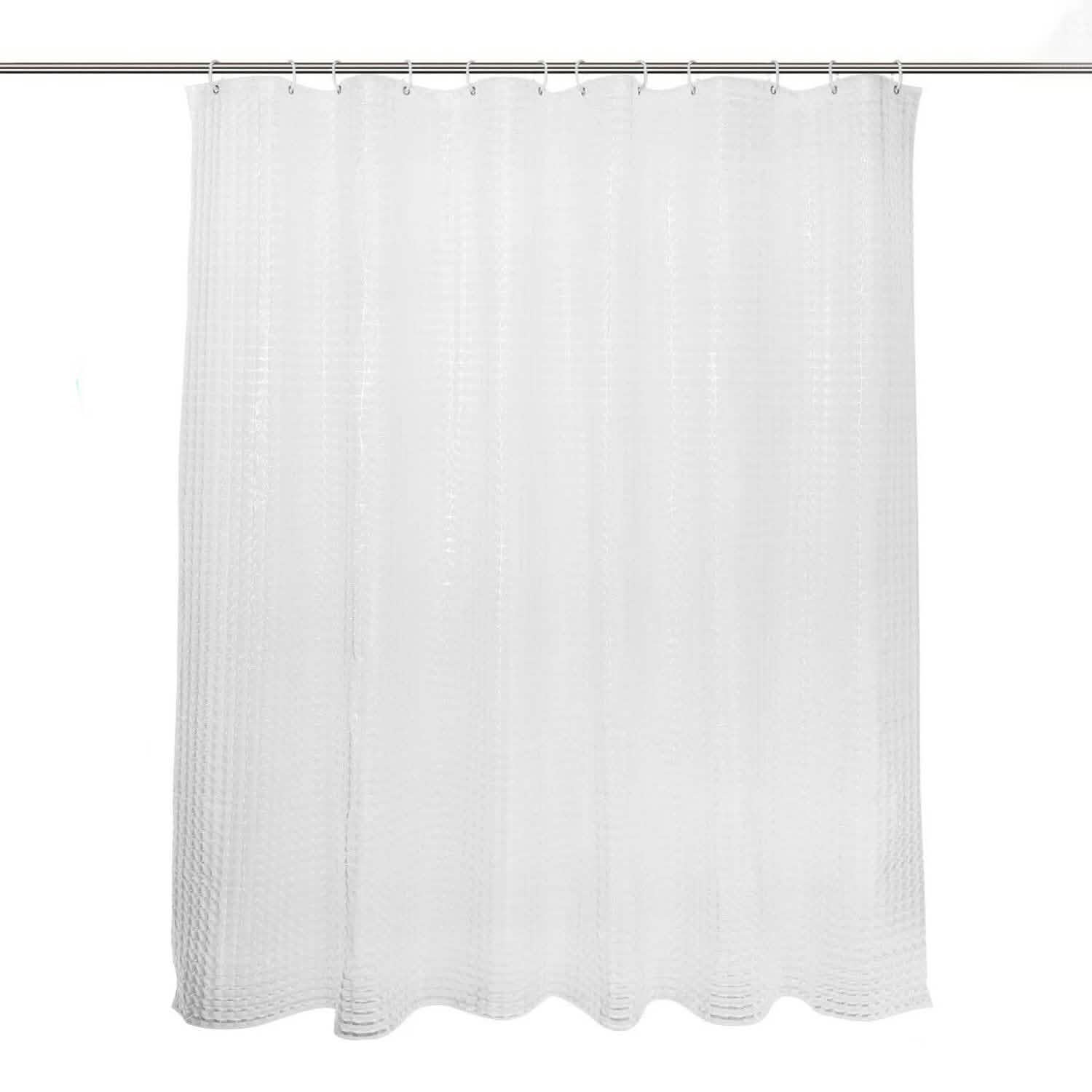 72 Inch FITNATE EVA Shower Clear Curtain Liner Bath - DailySale