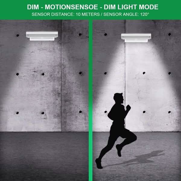 72 LED Solar Motion Sensor Lights Solar Wall Light Outdoor Lighting - DailySale