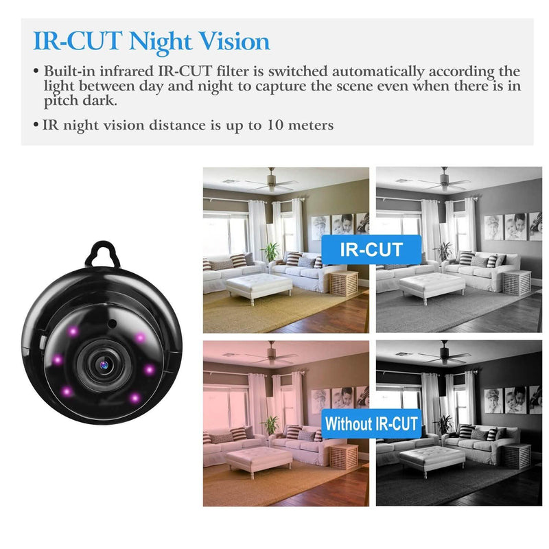 720 WIFI IP Camera Motion Detection Cameras & Drones - DailySale