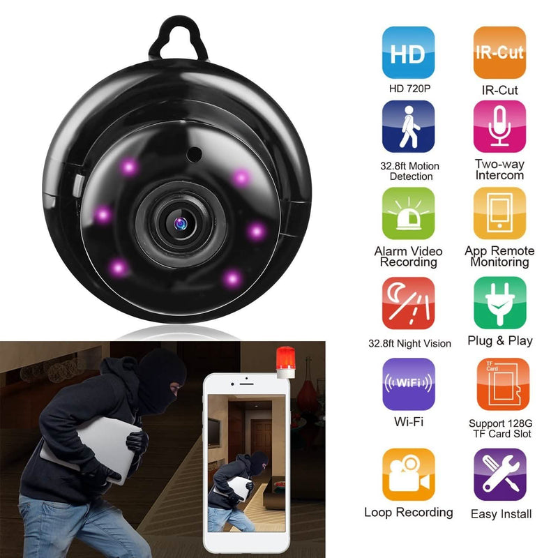 720 WIFI IP Camera Motion Detection Cameras & Drones - DailySale