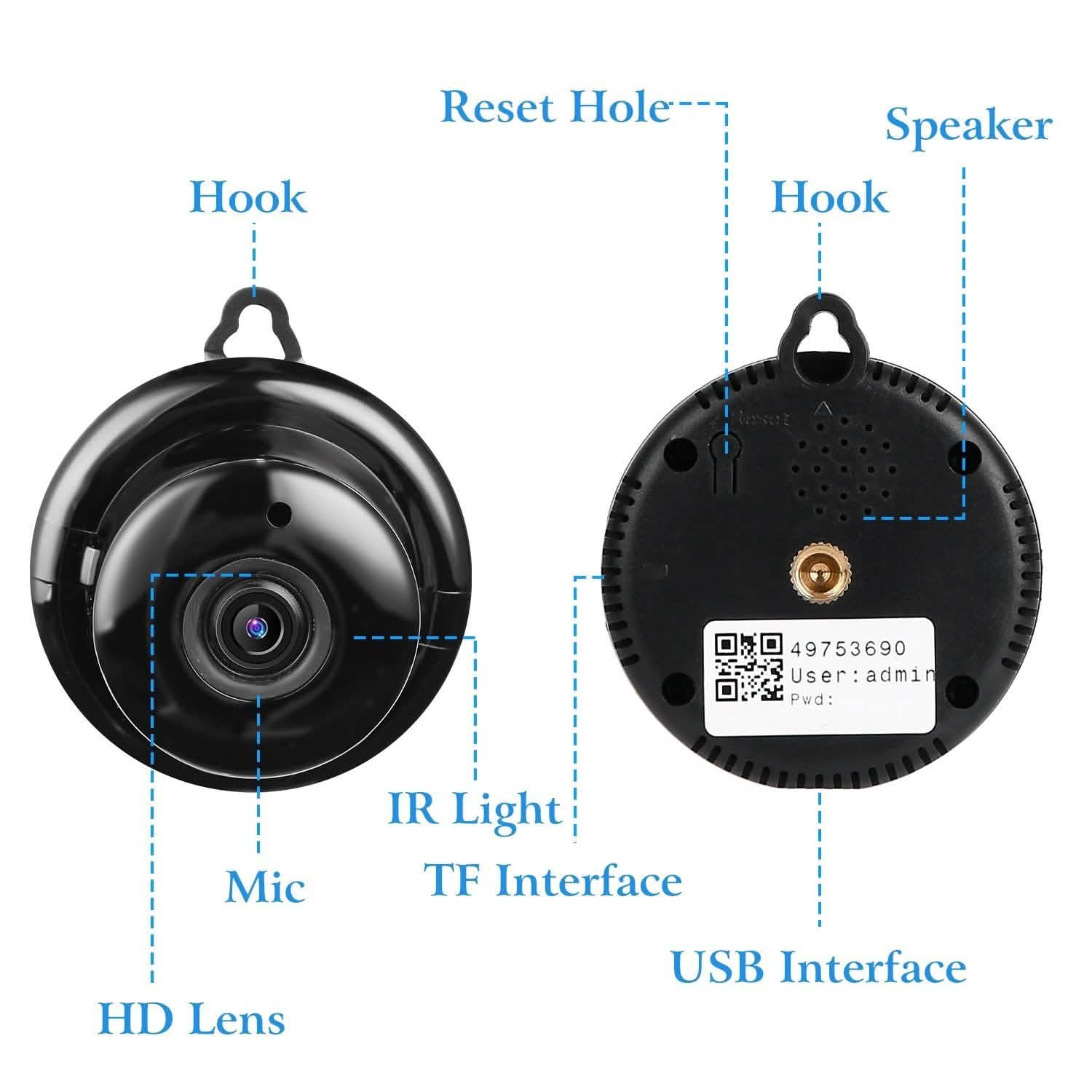 720 WIFI IP Camera Motion Detection Cameras & Drones - DailySale