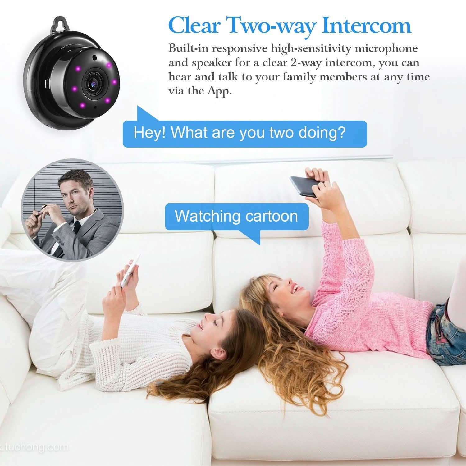 720 WIFI IP Camera Motion Detection Cameras & Drones - DailySale