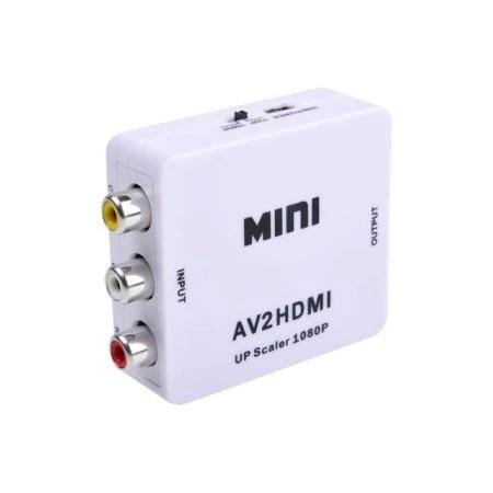 720p 1080p Upscaler Mini Composite AV CVBS 3RCA to HDMI Video Converter Adapter Gadgets & Accessories - DailySale