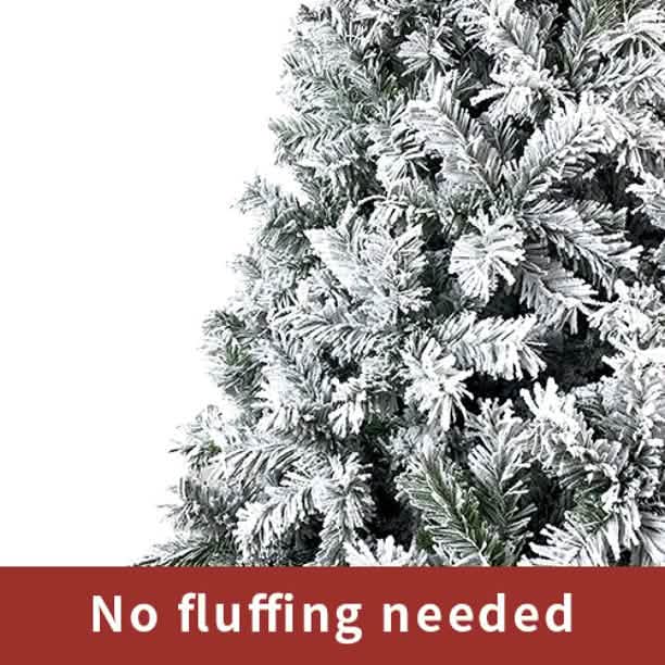 7.5 Ft. Hinged Artificial Fir Christmas Tree Holiday Decor & Apparel - DailySale