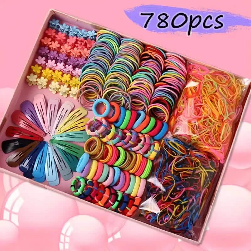 780-Pieces: Hair Accessories for Girls Beauty & Personal Care - DailySale