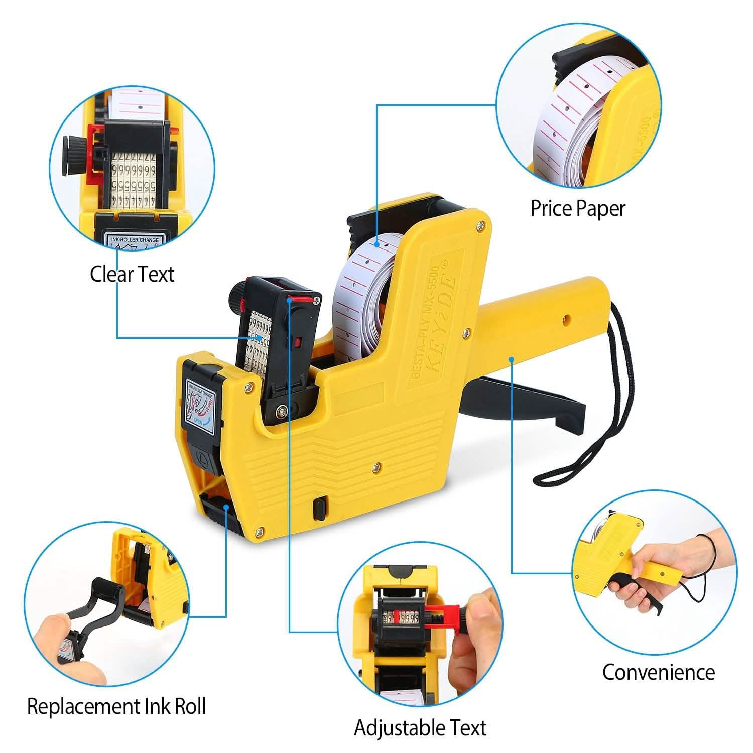 8 Digits Price Numerical Tag Gun Everything Else - DailySale