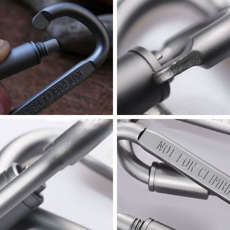 8-Pack: Aluminum Outdoor Carabiner Sports & Outdoors - DailySale