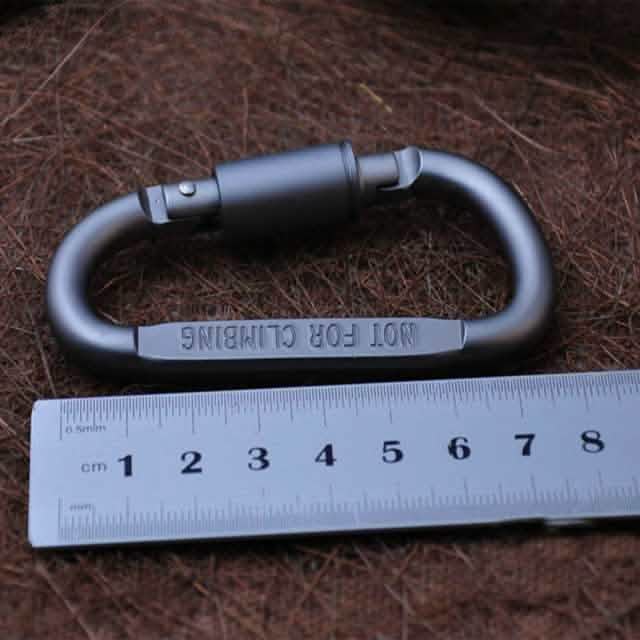 8-Pack: Aluminum Outdoor Carabiner Sports & Outdoors - DailySale
