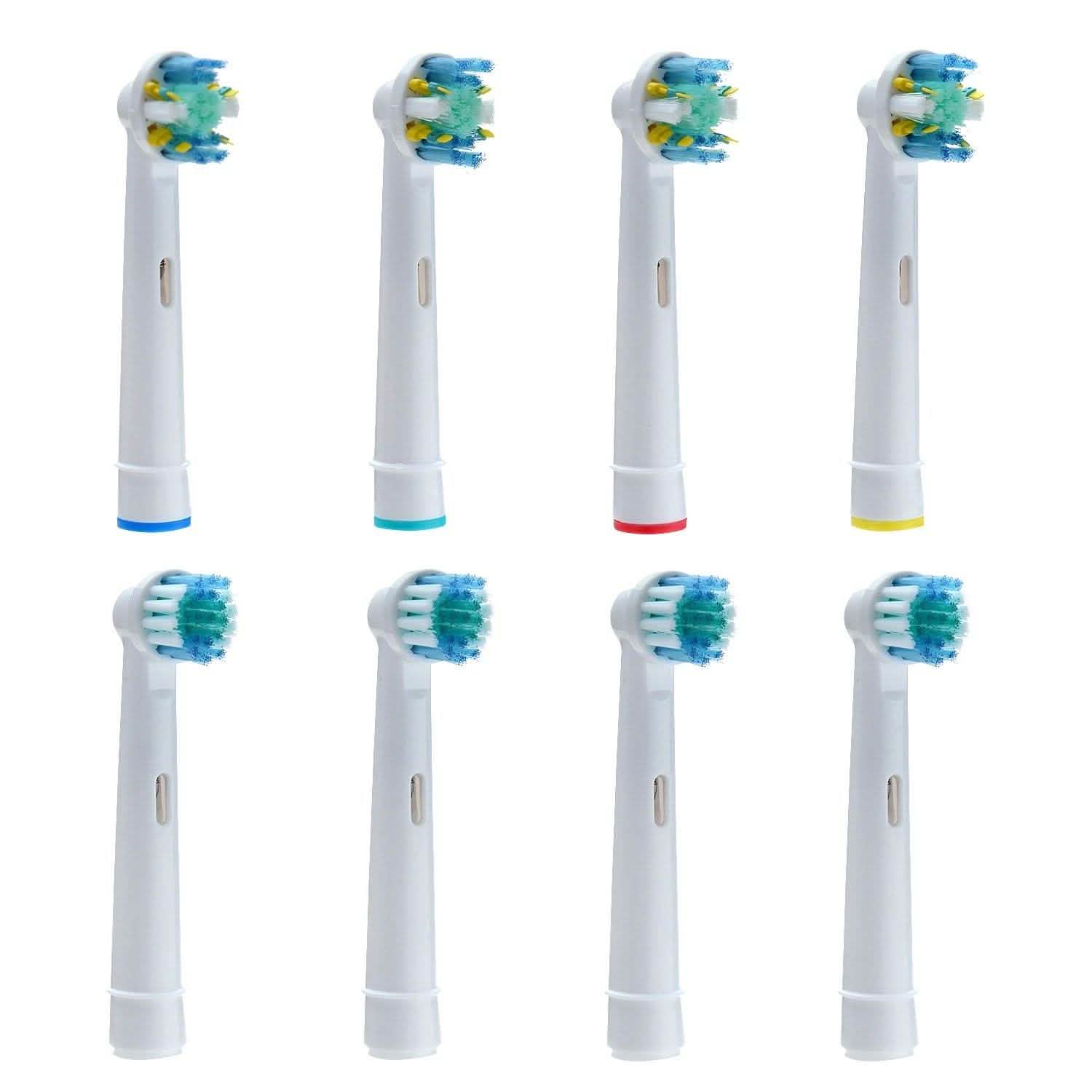 8-Pack: Generic Oral-B Braun Electric Toothbrush Heads Replacement Round Soft Beauty & Personal Care - DailySale