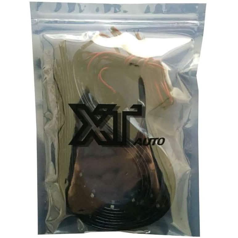 Retail packaging of 8-Piece Flexible Waterproof LED Strip Light for Car, available at Dailysale