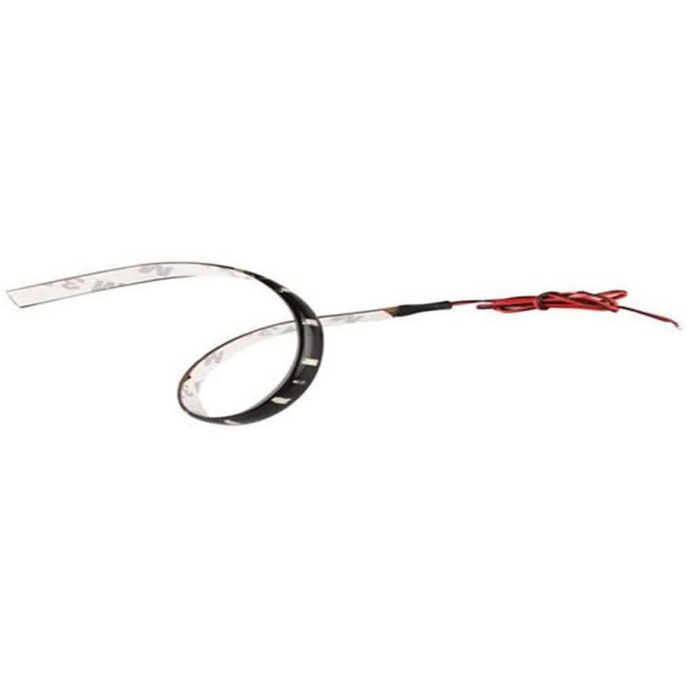 Flexible Waterproof LED Strip Light for Car shown with conneting cables