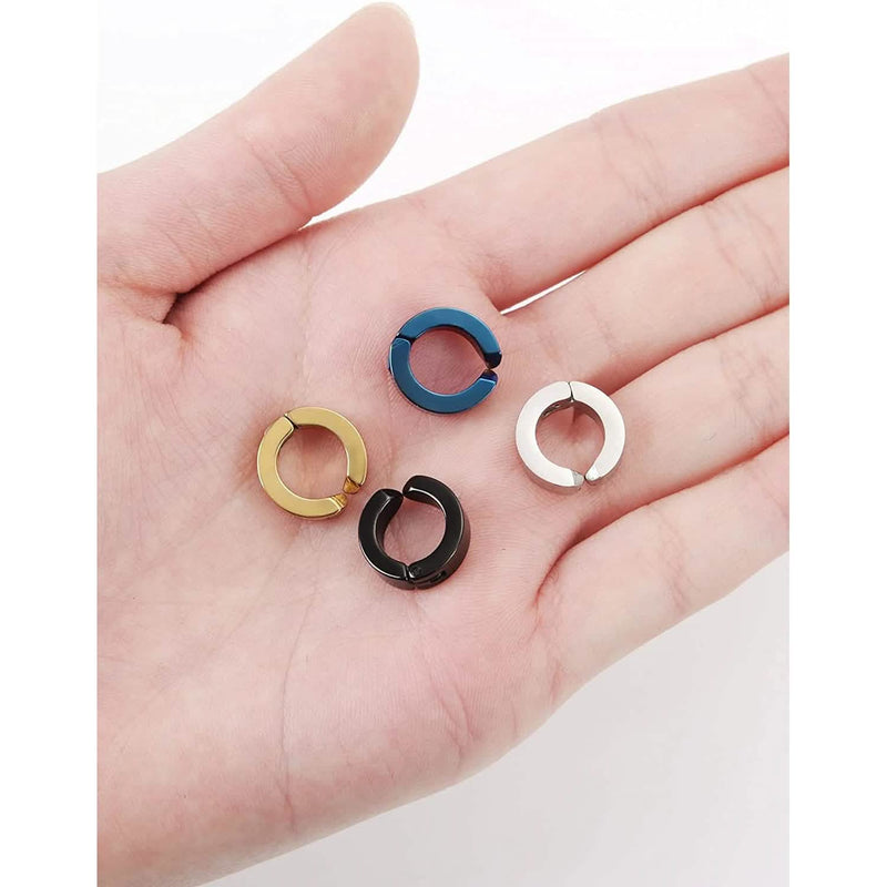 8-Piece: Mudder Non-Pierced Earring Clip Earrings - DailySale