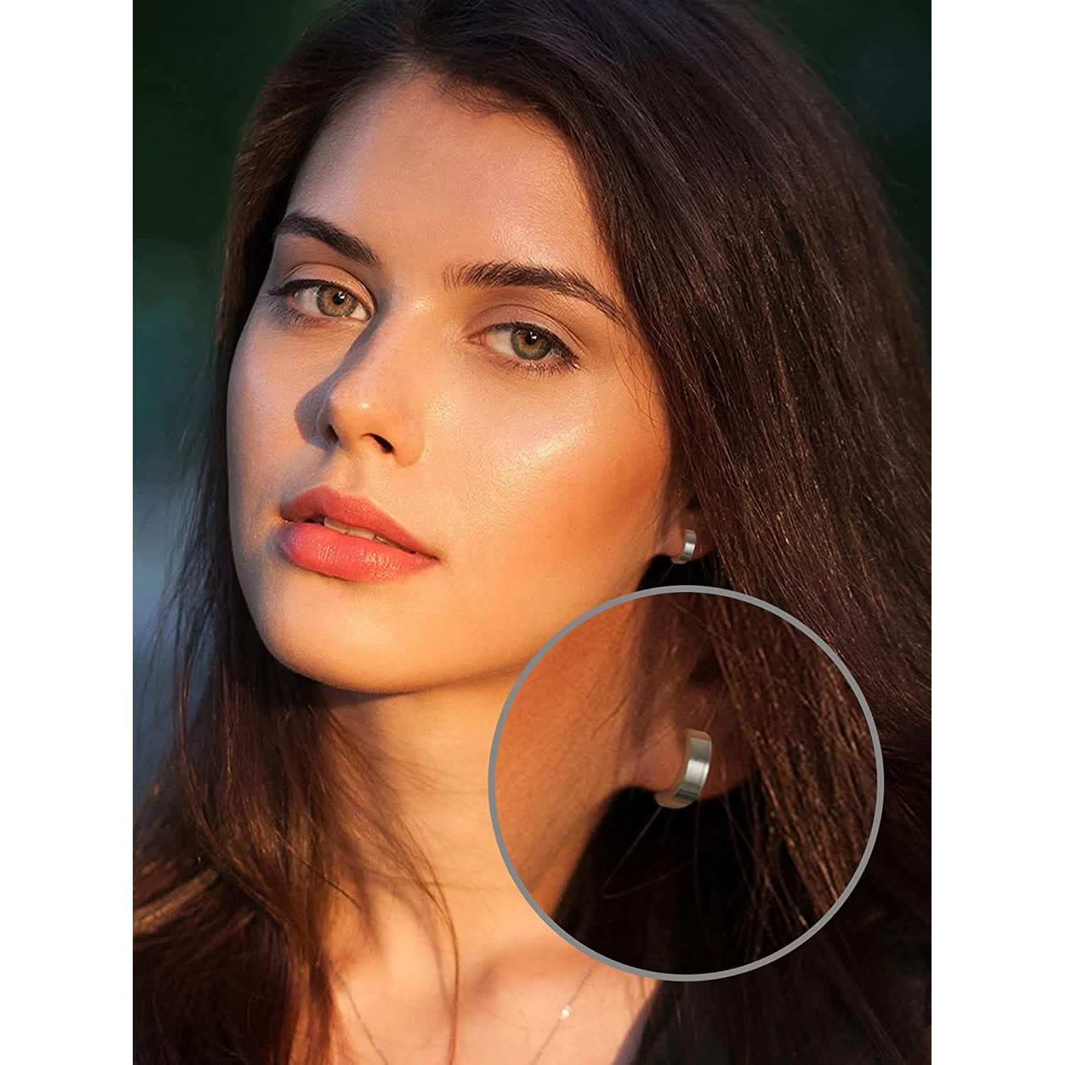 8-Piece: Mudder Non-Pierced Earring Clip Earrings - DailySale