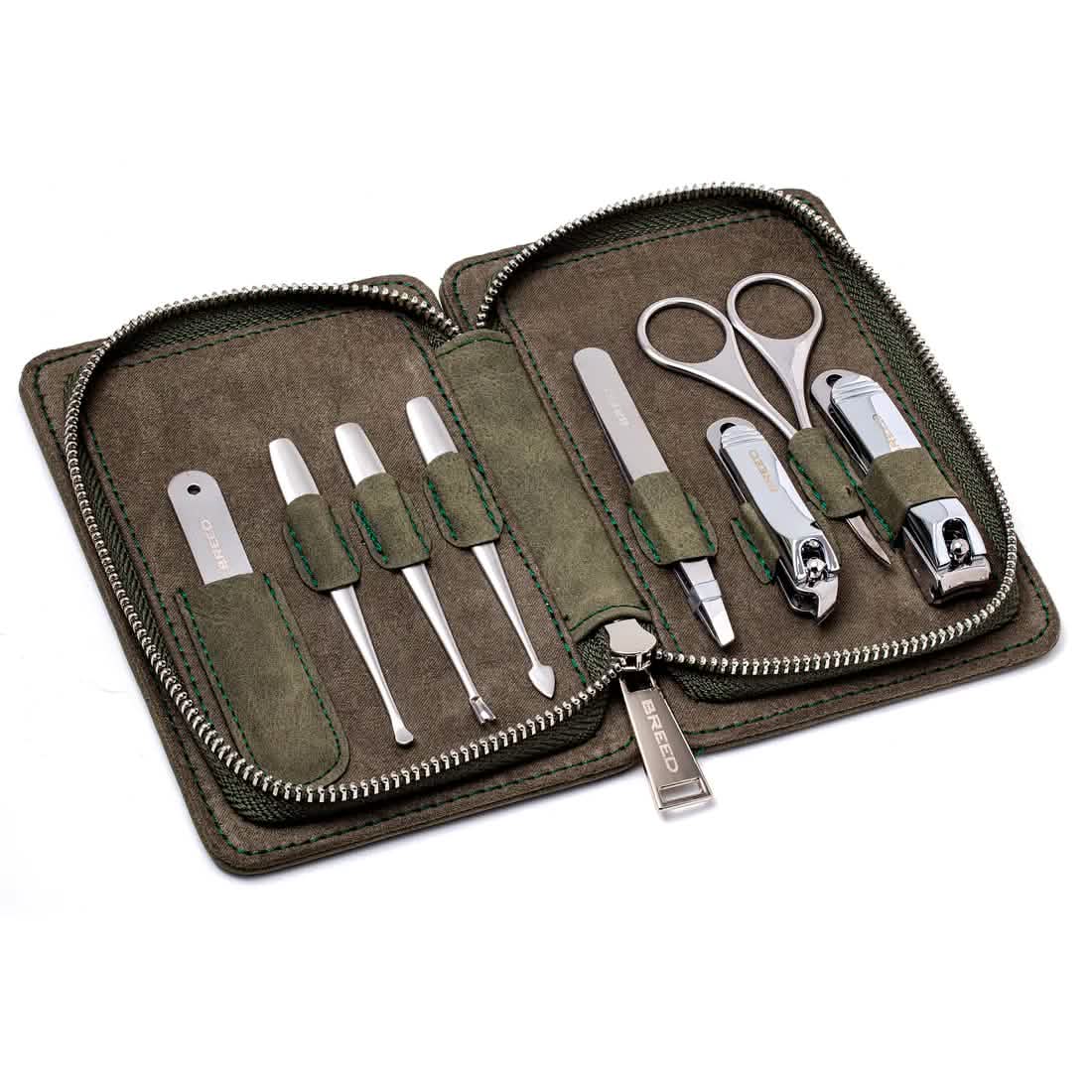 8-Piece Set: Katana Surgical Steel Groom Kit Beauty & Personal Care Brown - DailySale