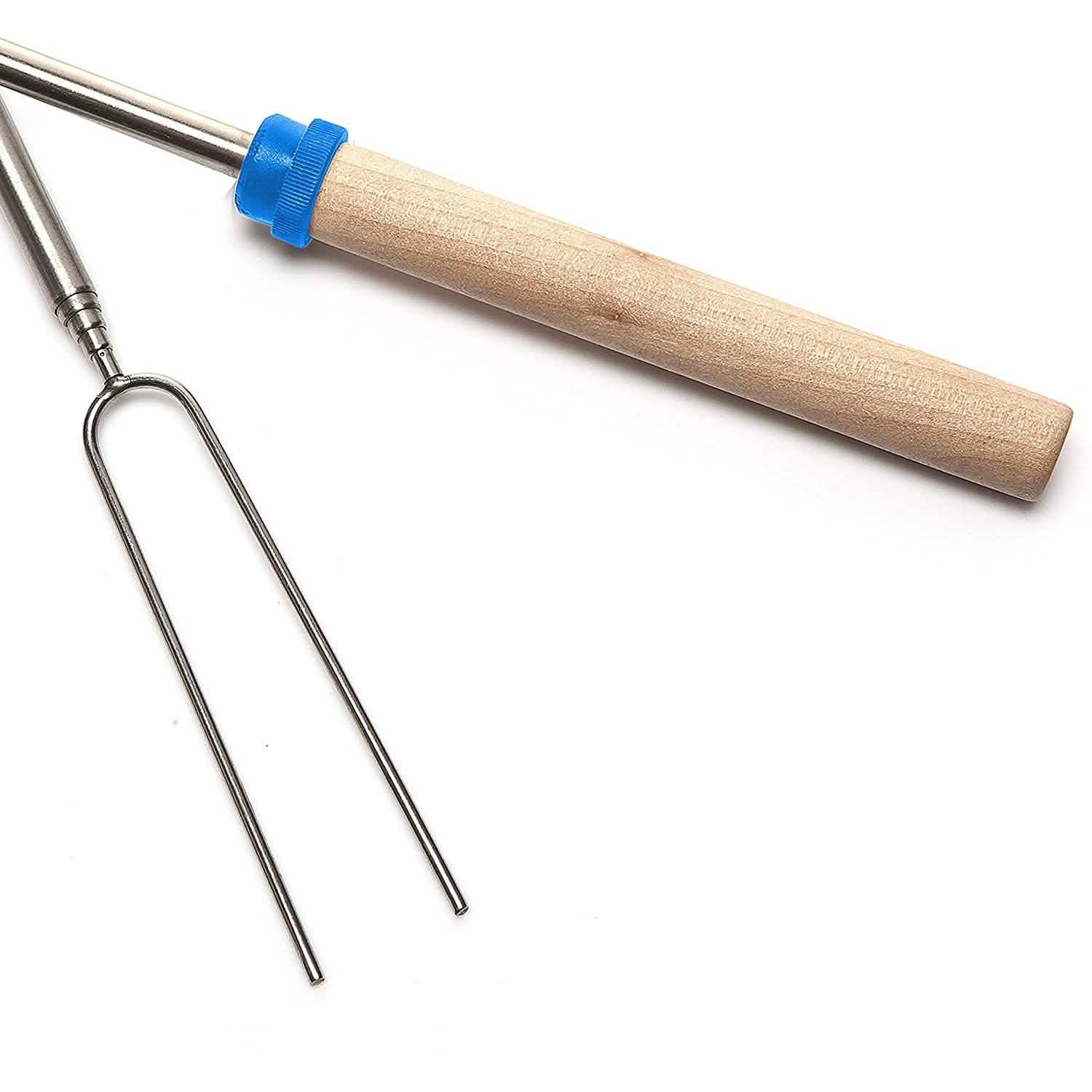 8-Piece Set: Marshmallow Roasting Sticks with Wooden Handle Garden & Patio - DailySale