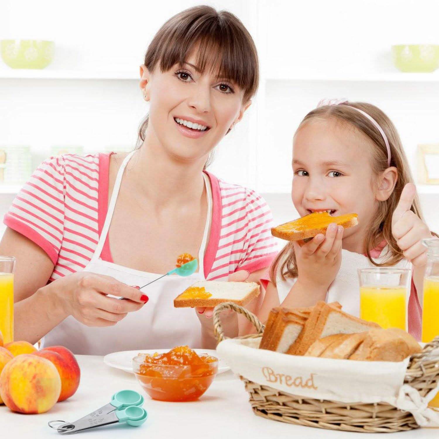 8-Piece Set: Plastic Measuring Spoon Cups Kitchen & Dining - DailySale