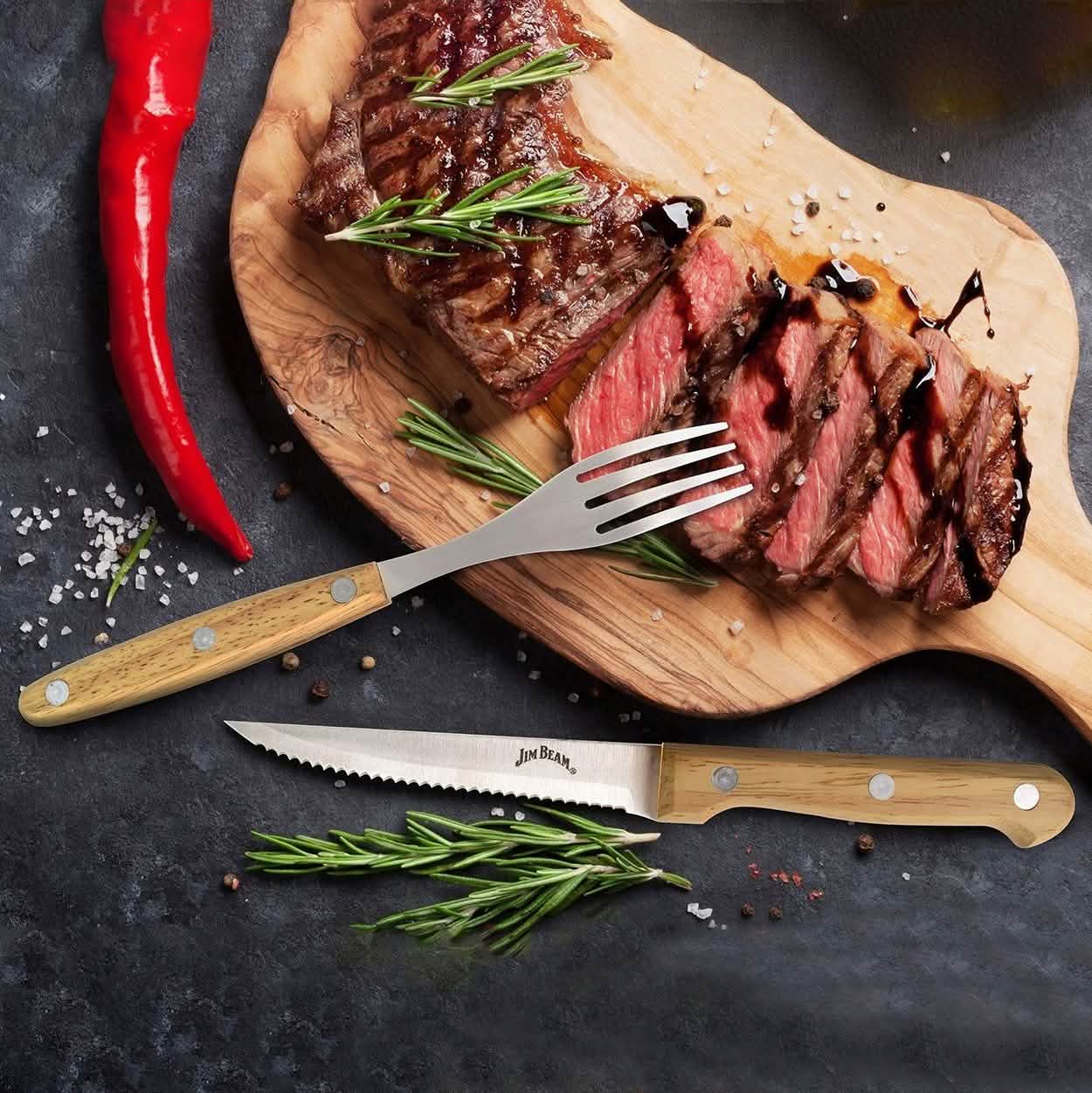8-Piece Set: Steak Knife and Fork Set Kitchen Essentials - DailySale