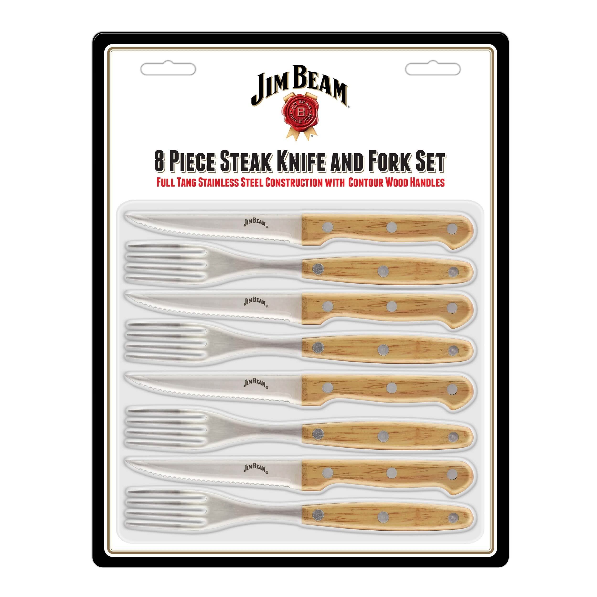 8-Piece Set: Steak Knife and Fork Set Kitchen Essentials - DailySale