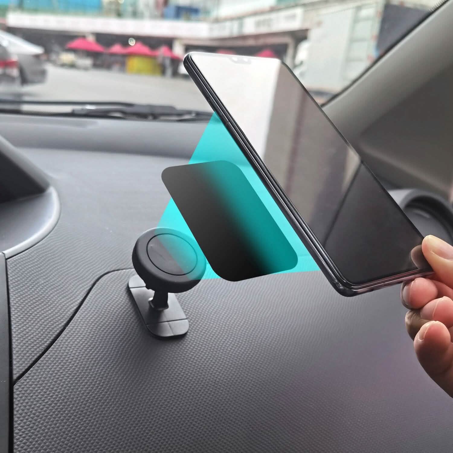 8-Piece: Universal Metal Plates with Strong Adhesive Automotive - DailySale