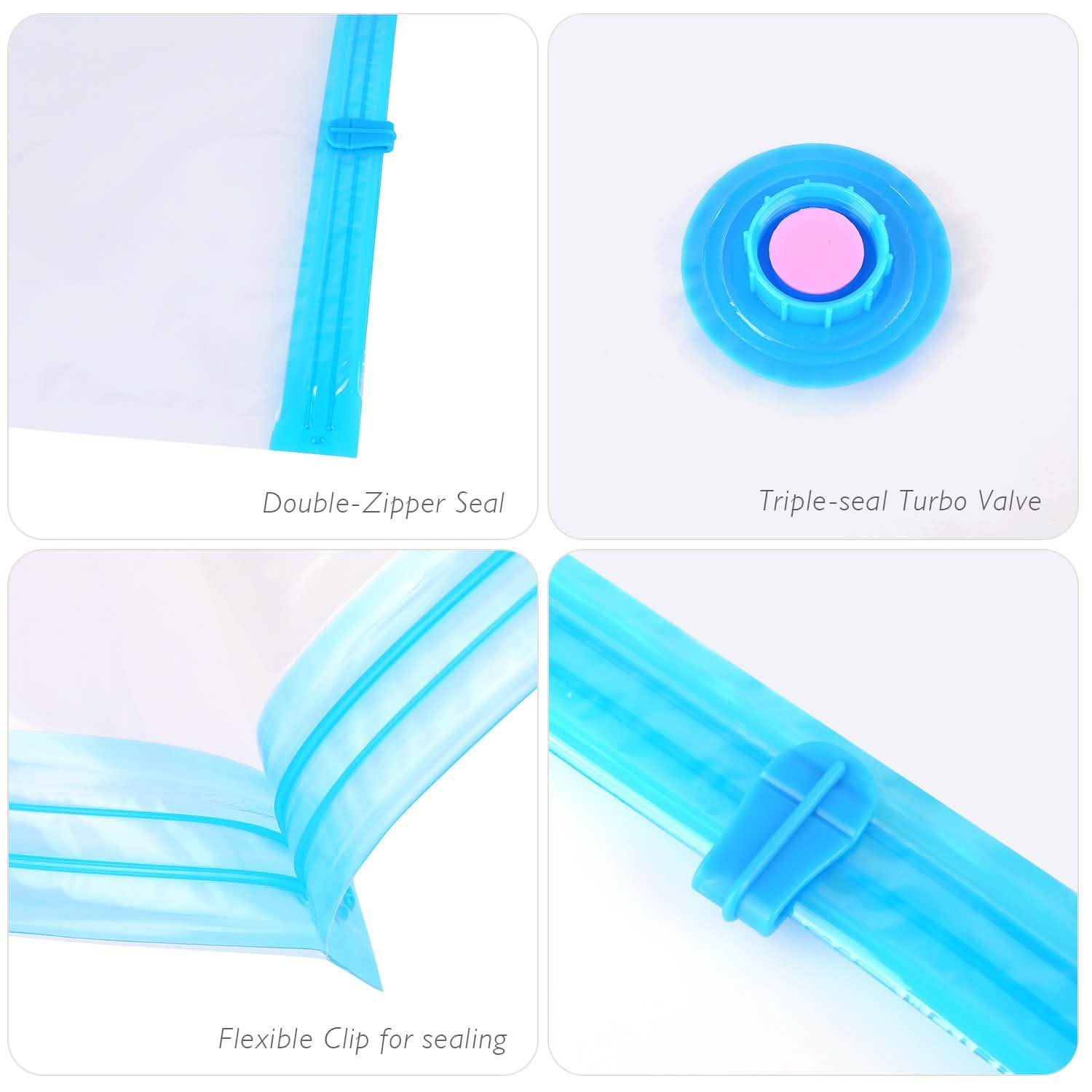 8-Pieces: Compressed Storage Bag Closet & Storage - DailySale