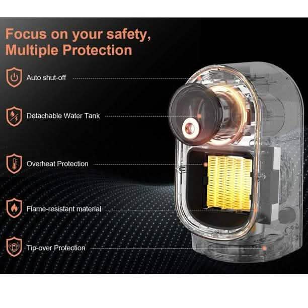 800W Space Heater with Humidifier Wellness - DailySale