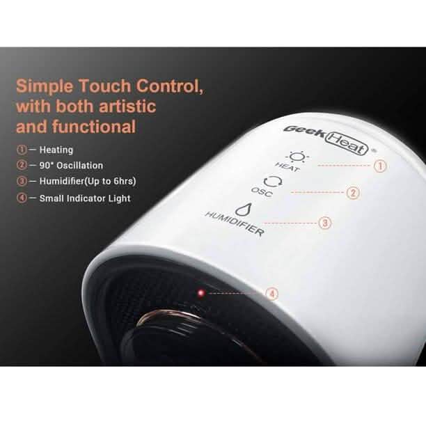 800W Space Heater with Humidifier Wellness - DailySale