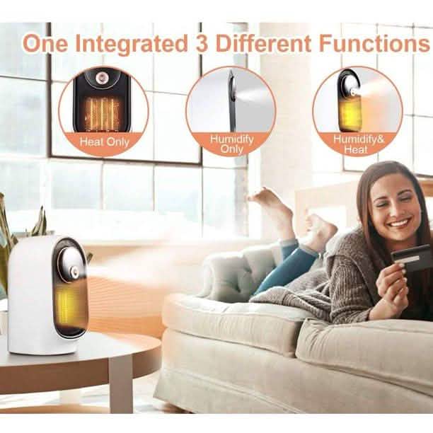 800W Space Heater with Humidifier Wellness - DailySale
